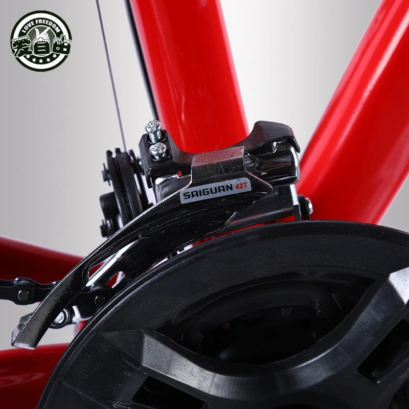 Excellent Love Freedom High quality Mountain bike 26 inche Fatbike 21/24/27 Speed Locking shock absorber Bicycle Free Delivery Snow Bike 4