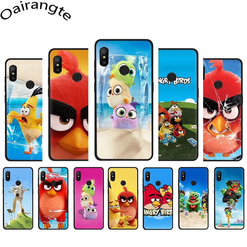 

The Angry Birds Movie soft phone case for Xiaomi MI 5X 6 6X 8 A1 A2 Lite 9 9se POCOPHONE F1 Max 3