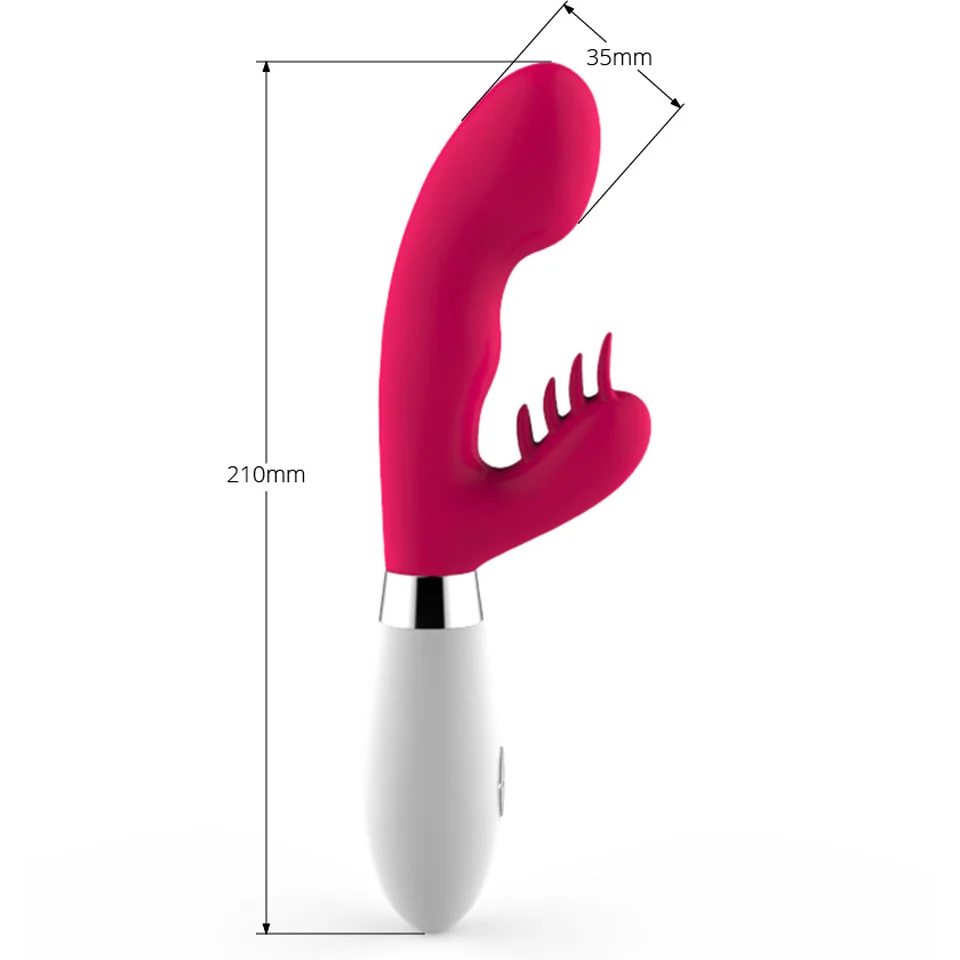 G Spot фаллоимитатор вибратор для женщин клитор массажер двойная вибрация