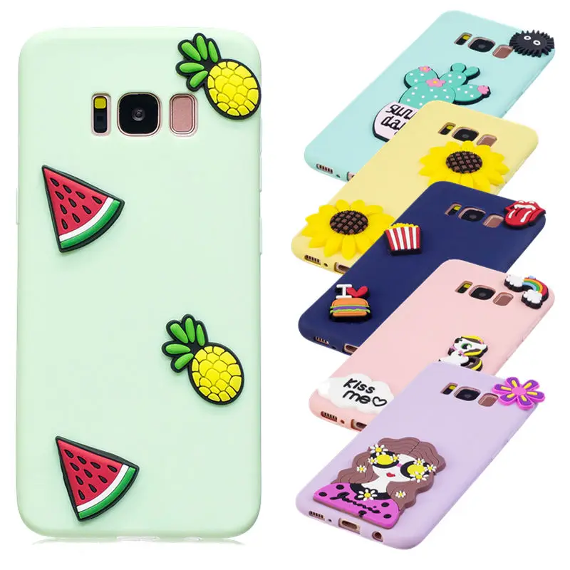 S8 S8 Plus Case 3d Cute Candy Colorful Girl Soft Silicone Phone Shell For Samsung Galaxy S8 Case