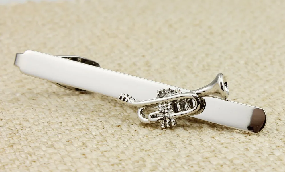 Мужской серебристый зажим для галстука Sunnylink 62 мм M3708|tie clip|silver tie clipmens clips |