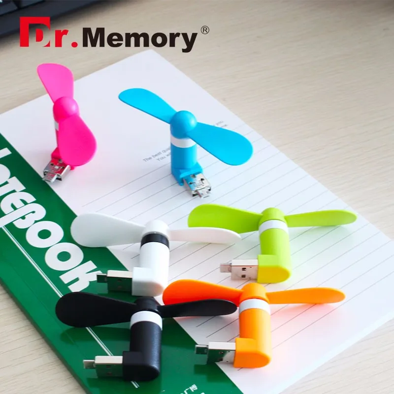 Travel Mini USB Gadget Portable Summer Micro Cooling Fan Universal For Android OTG Smartphones Power Bank FAN Laptop | Компьютеры и