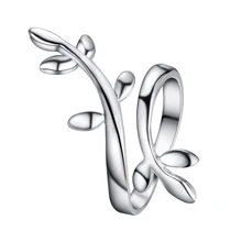 Популярные модели высокого качества серебряные ювелирные изделия Модные Элегантные женские простые классические кольца