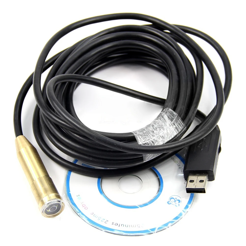 5 м usb-кабель светодиодный Водонепроницаемый Бороскоп эндоскоп инспекционная трубка камера Новый