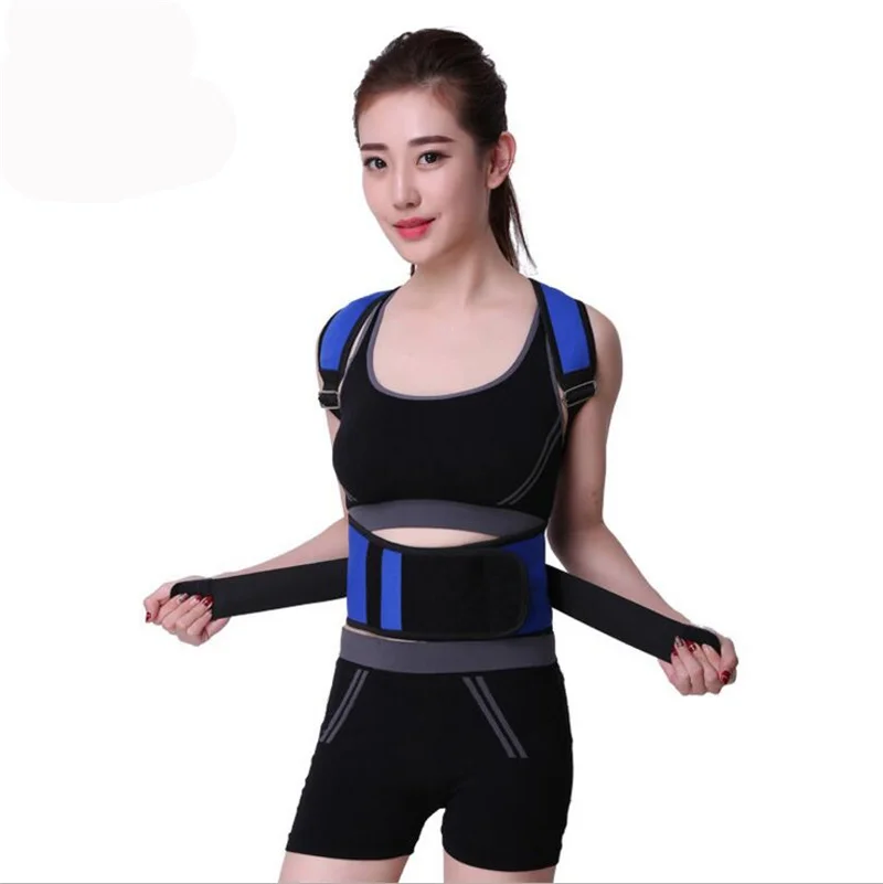 Neoprene Back Posture Corrector Back Support Belt Posture Corset for Women Men Back Brace Shoulder Brace Belt Adjustable B002 (4)