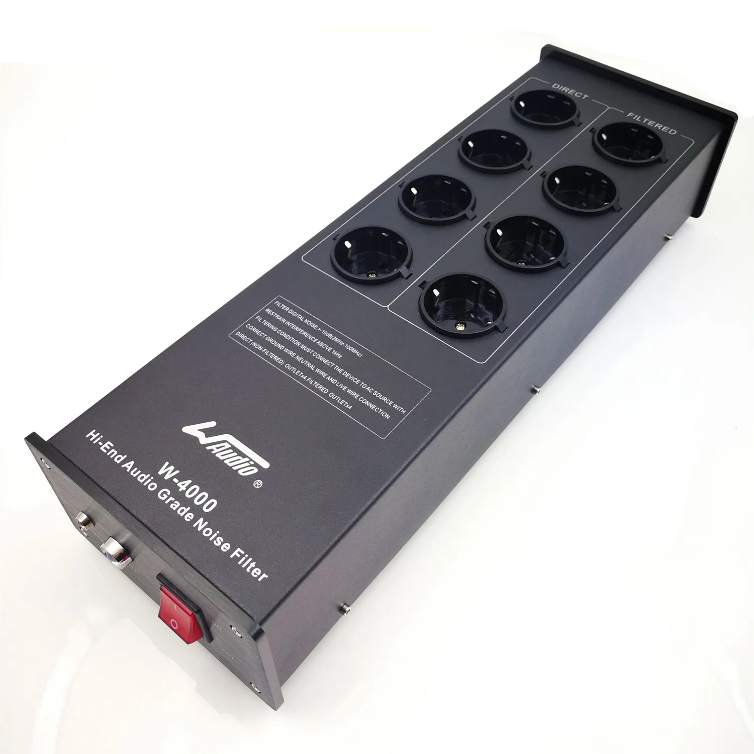 Tanie WAudio W 4000 High End Audio Filtr Szumów AC Zasilania Klimatyzator Filtr Zasilania Power Oczyszczacz z UE Sklepy