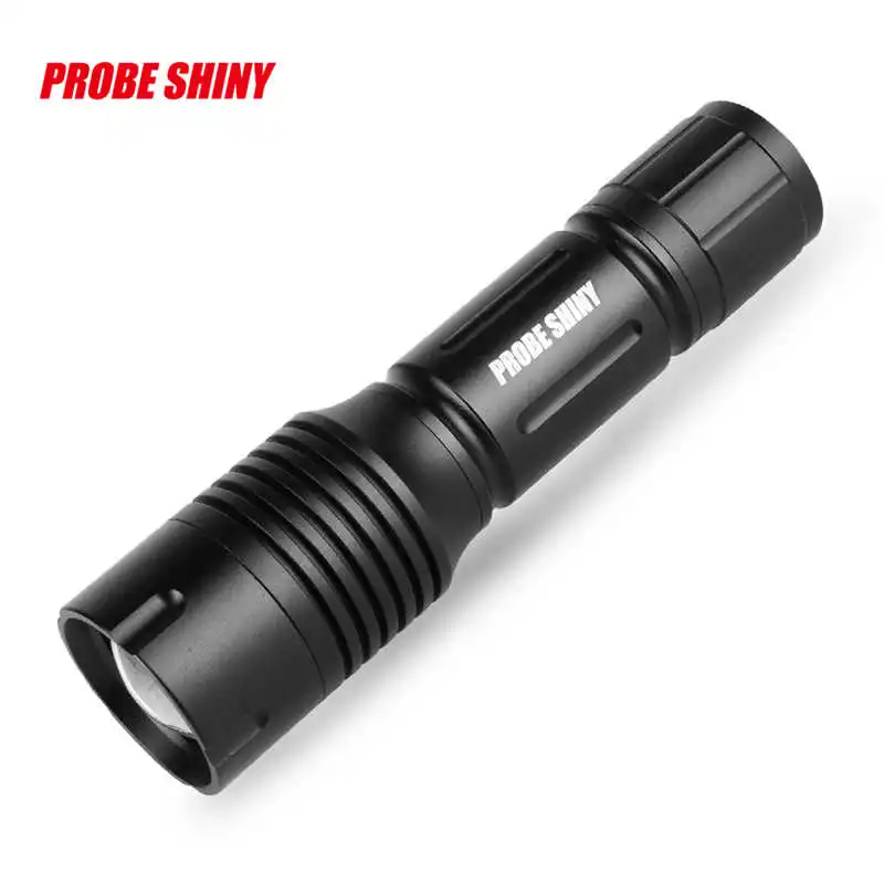 Tactical Police 5000LM Zoom XM-L T6 LED 5Modes Flashlight Aluminum Torch led 18650 led flashlight rechargeable #4A27 (1)