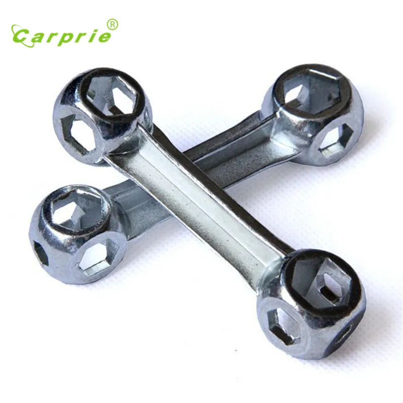 

Aux Auto car-styling 2018 silver High Quality Cycling Bicycle Bike 10 in 1 Portable Dog Bone Shape Hexagon Wrench Repair Tool