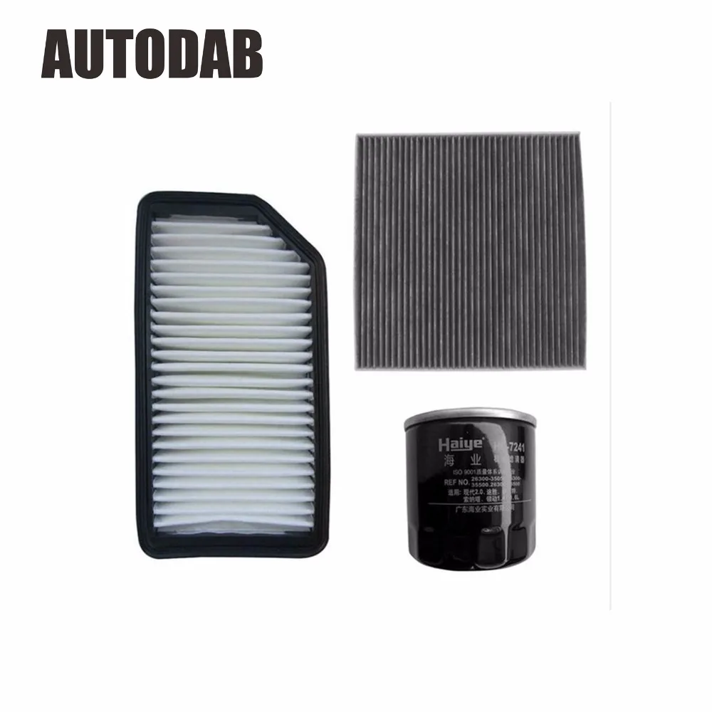 

High Quality filters for KIA Rio 1.2L 1.4L air filter+oil filter+cabin filter