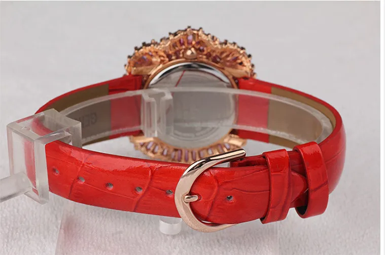 Преувеличенные дизайнерские часы MELISSA с цветочным принтом, роскошные женские наручные часы с кристаллами, японские кварцевые часы, женские часы Montre MP513A