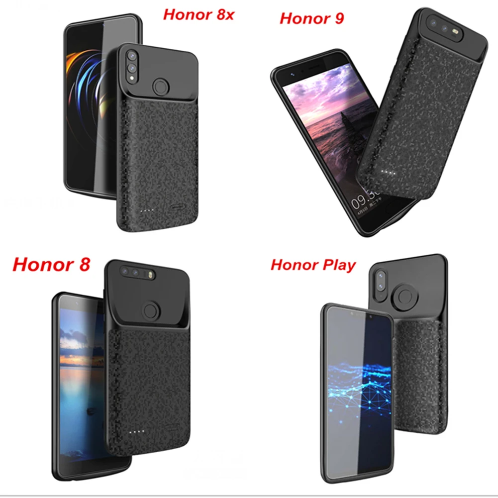 For Huawei Honor 8 9 10 10 Lite 8X Play Nova 3 3i Battery Case External Capa Battery Charger Case Cover Power Bank