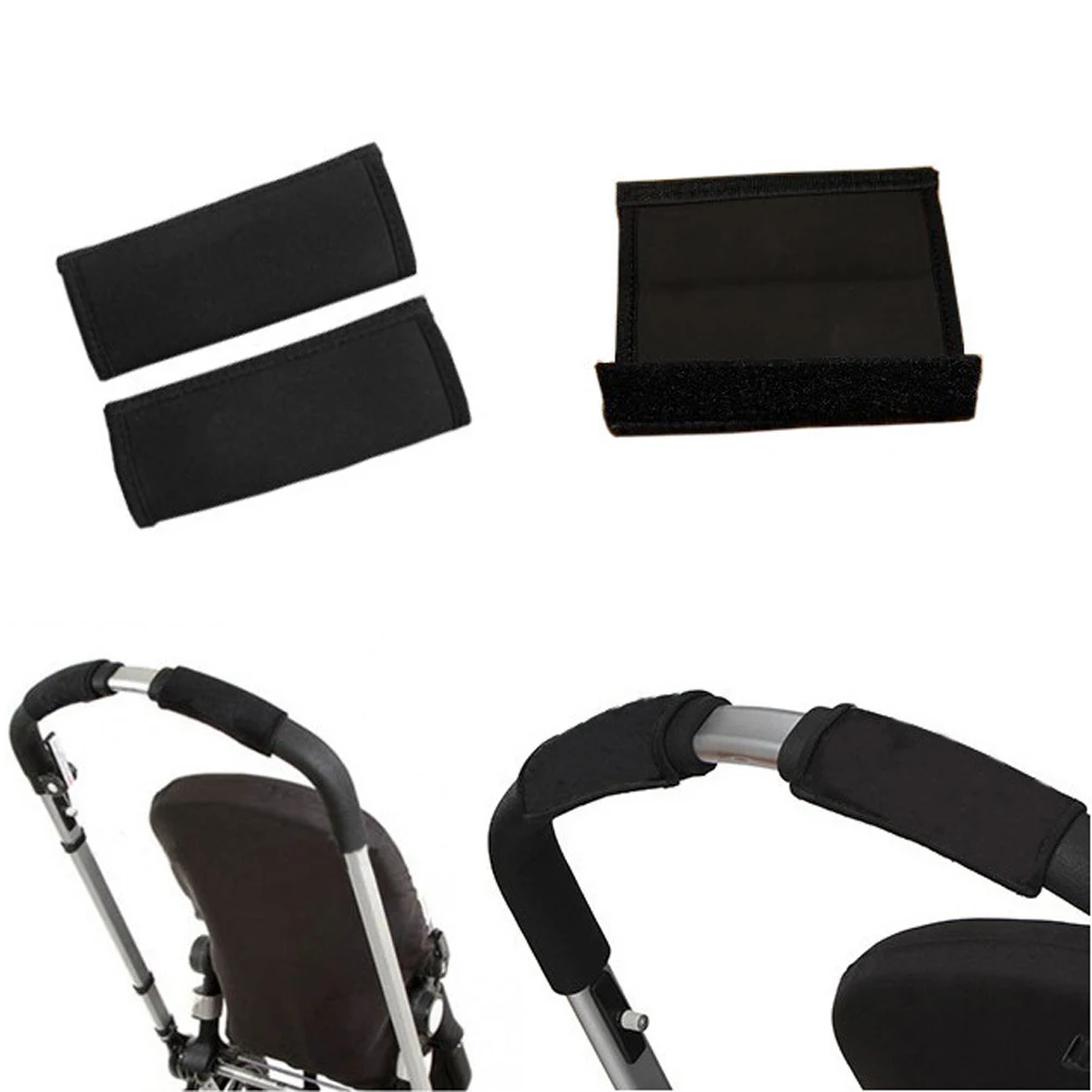 Children Pram Carriage Front Handle Grip Bumper Bar Cover Stroller Supplies 7N