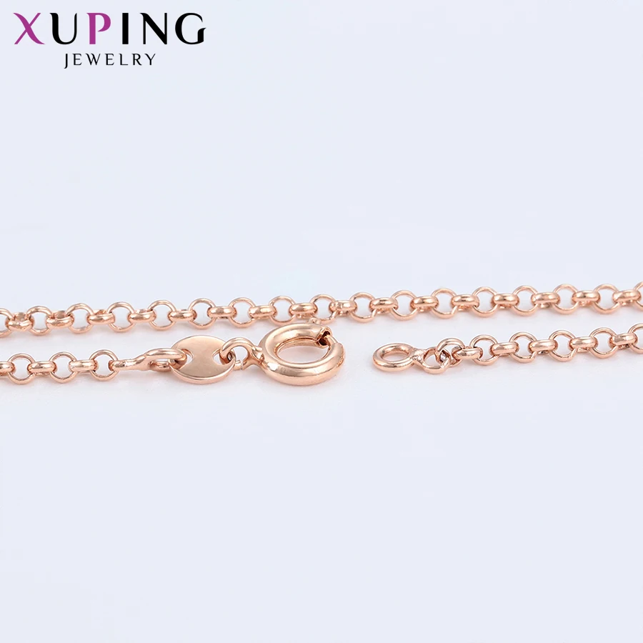 Xuping Элегантное ожерелье с покрытием из розового золота модное ювелирное изделие красивые подарки на день святого Валентина для женщин S105.9-45442