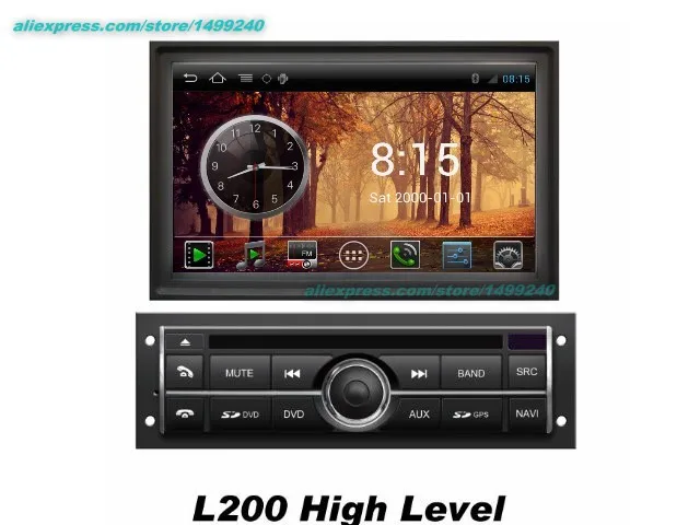 Clearance Liandlee 2din Car Android GPS Android For Mitsubishi Nativa 2008~2013 navigation navi maps CD DVD palyer radio HD Screen OBD2 TV 2