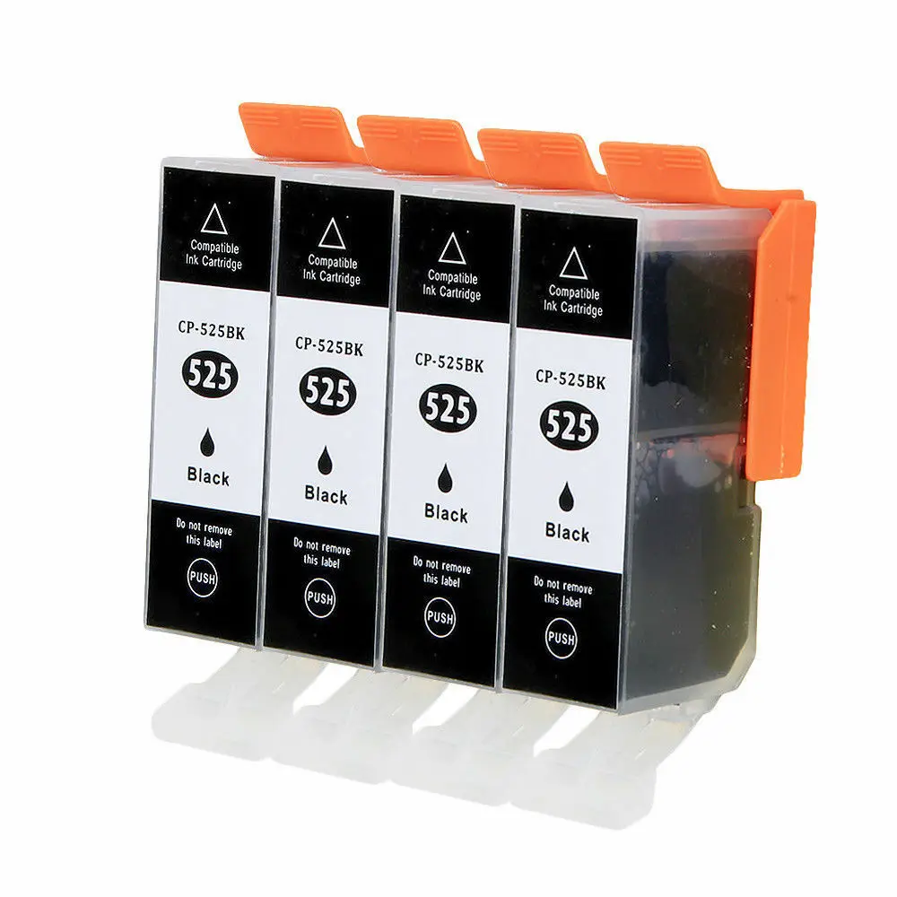 Картридж с 4 чернилами PGI525 совместим Canon Pixma MG5250 MG5350 IP4850 IP4950 MG6220 IX6550 MX885|Чернильные