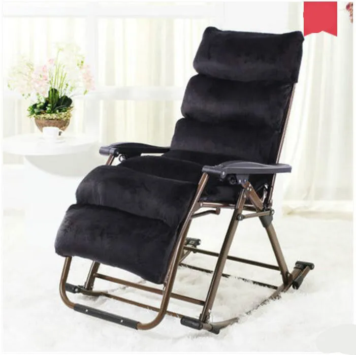 Открытый стиль отличное качество роскошный досуг складное кресло-качалка Балконный стул Железный сплав - Цвет: A