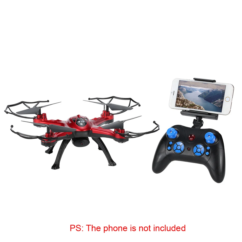 

Original High Quality GOOLRC T5W Wifi FPV Drone RC Quadcopter with 0.3MP Camera One Key Return CF Mode 360 Degree Eversion