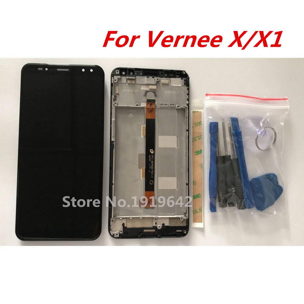 Оригинальный Vernee X 1080*2160 FHD 6 0 дюймов Android 7 1 ЖК дисплей с рамкой + сенсорный экран