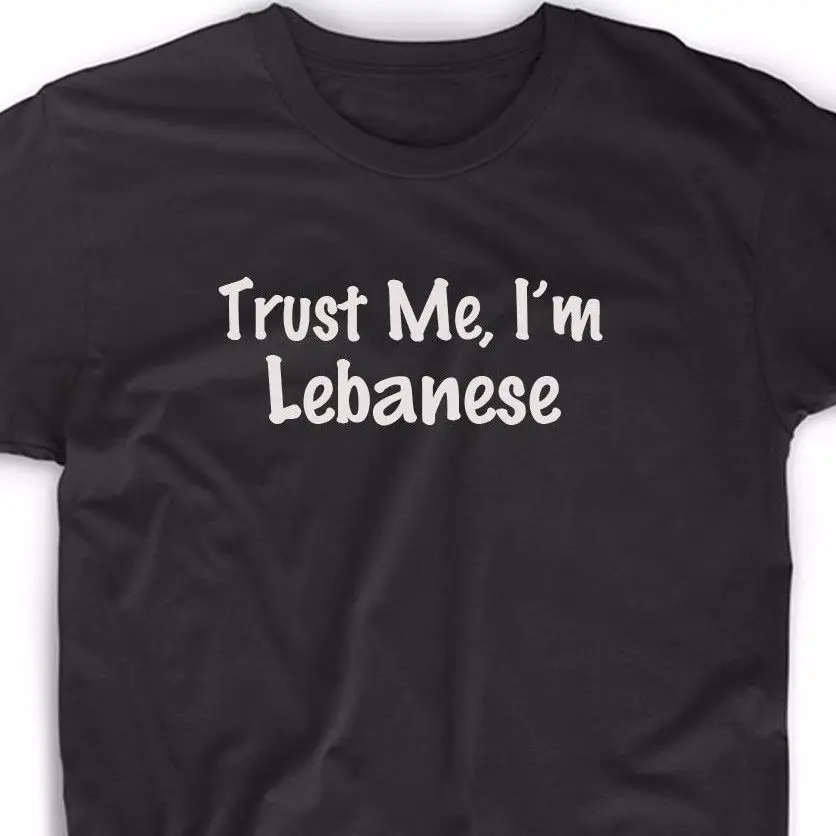 Футболка Trust Me I'm ledan Heritage Lebanon унисекс большие размеры и цвета 2017-A731 | Мужская