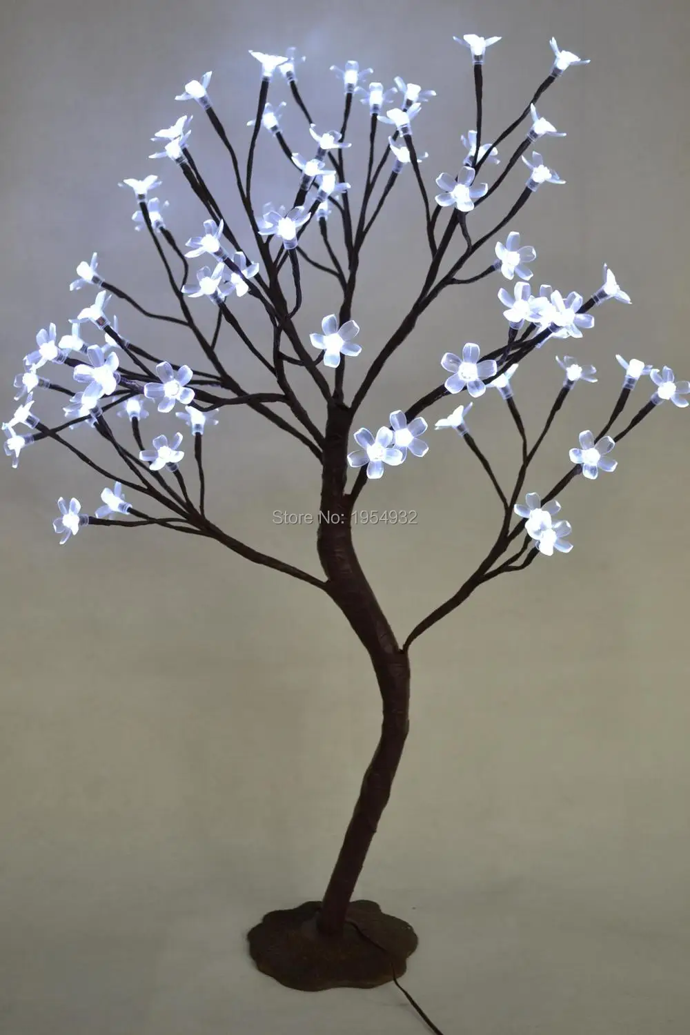 2" 64LED цветение Вишневое дерево светильник, 3 V Тиммер тип батареи цветение Вишневое дерево светильник свадебные украшения стола