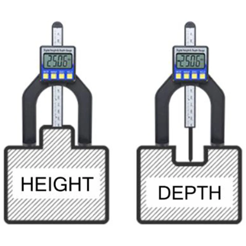 Height depth. Измеритель глубины фрезы. Depth measuring devices.