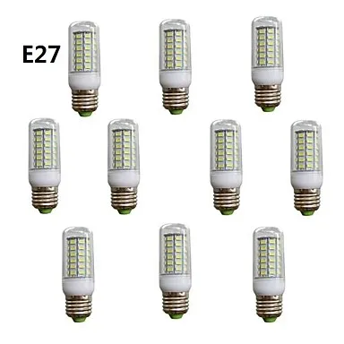 

10 шт., светодиодные лампы G9/E27/E14 5730 SMD 2800, 3200-550 к