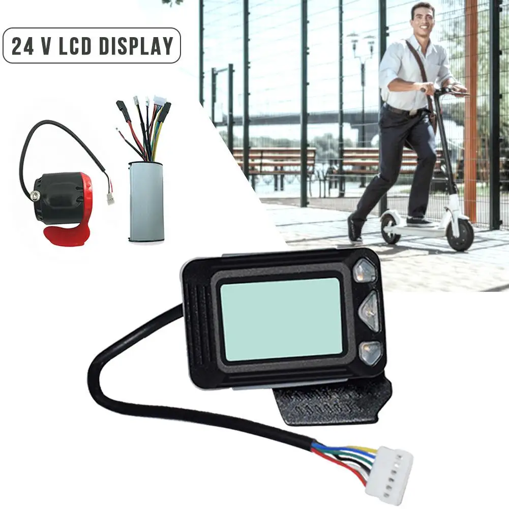 Best Ebike Controller Brake LCD Display 24V 250W Carbon Fiber Electric Scooter Controller Brushless Motor Electric Bicycle Accessory 8