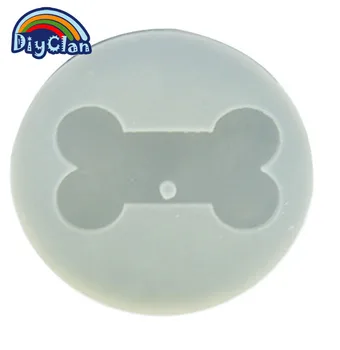 

3D Bone Shape epoxy resin jewelry making Mold Transparent Silicone Mould DIY Decoration Accessories Tools E0001GT