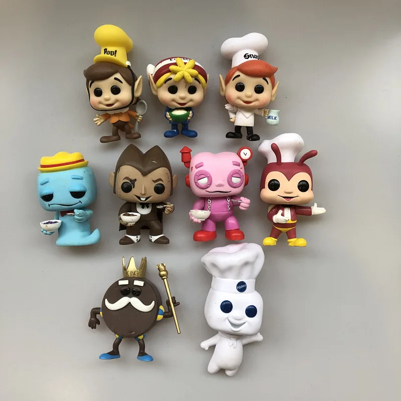 

Ad Icons Exclusive Original Funko pop Snap Crackle Rice Krispies King Vinyl Action Figure Collectible Model Loose Toy No Box