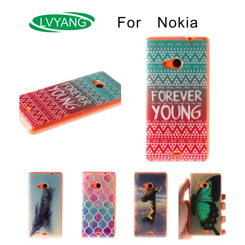 For Nokia Lumia 535 case N535 Ultra Thin Soft Silicone TPU Case Package edge Mobile Phone Protective Back Cover | Мобильные телефоны