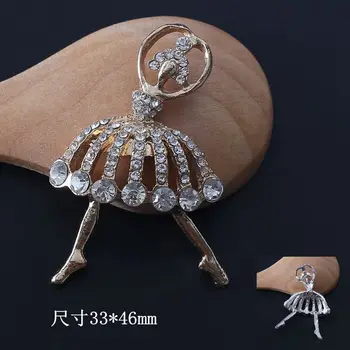

5pc water drill ballet mobile phone shell DIY ornament accessories 3D decorative sticker