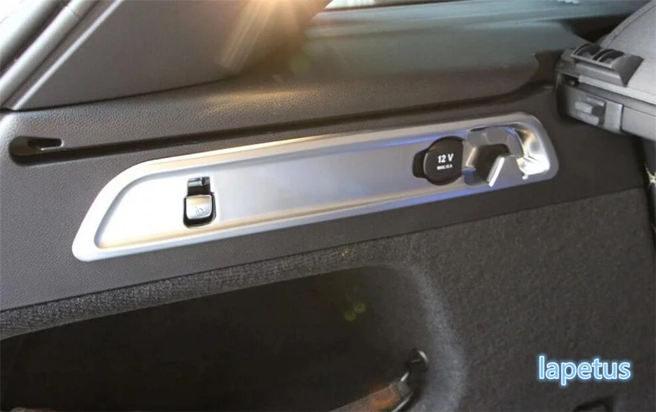 

Lapetus Interior Kit For Mercedes-Benz GLC X253 2016 2017 2018 Car Trunk Rear Luggage Boot Hook Decoration Sequins Cover Trim