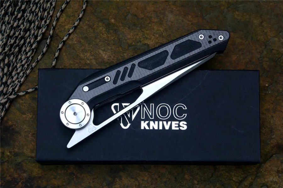 STEDEMON NOC ножи DG04 Складной Нож шеф повара 440C Лезвие углеродное волокно ручка шарикоподшипник шайба открытый кемпинг охотничий нож
