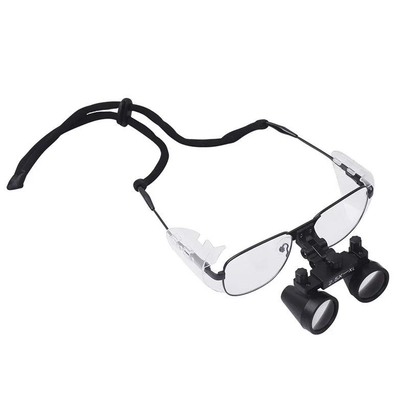  HD Headband Wide Field 2.5X Dental Magnifying Glass Foldable Eye Glasses Orthopedic Dental Surgery 