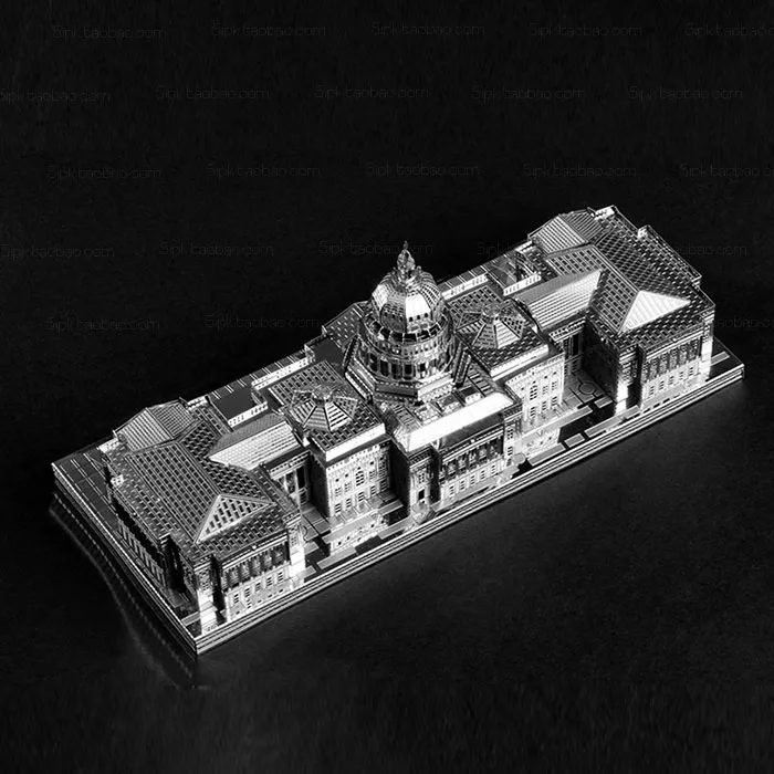 Piececool US Capitol Строительная Архитектура DIY 3D металлическая нано головоломка Сборная модель наборы лазерная резка отрезная игрушка подарок для взрослых детей