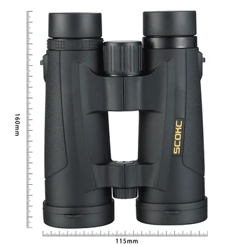 SCOKC 8x42 Compact Binoculars for Bird Watching Waterproof Bak4 Nitrogen Filled Telescope for travelling Hunting Birding professional roof prism 10x50 binoculars powerful hunting telescope nitrogen waterproof binocular big vision for bird watching