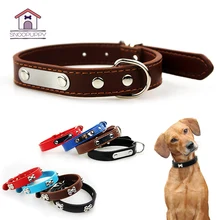 

Dog Collar For Cats Leather Solid Breakaway Pet Basic Collars For Small Dogs Puppy Leashes Collar For Large Dog Products JW0013