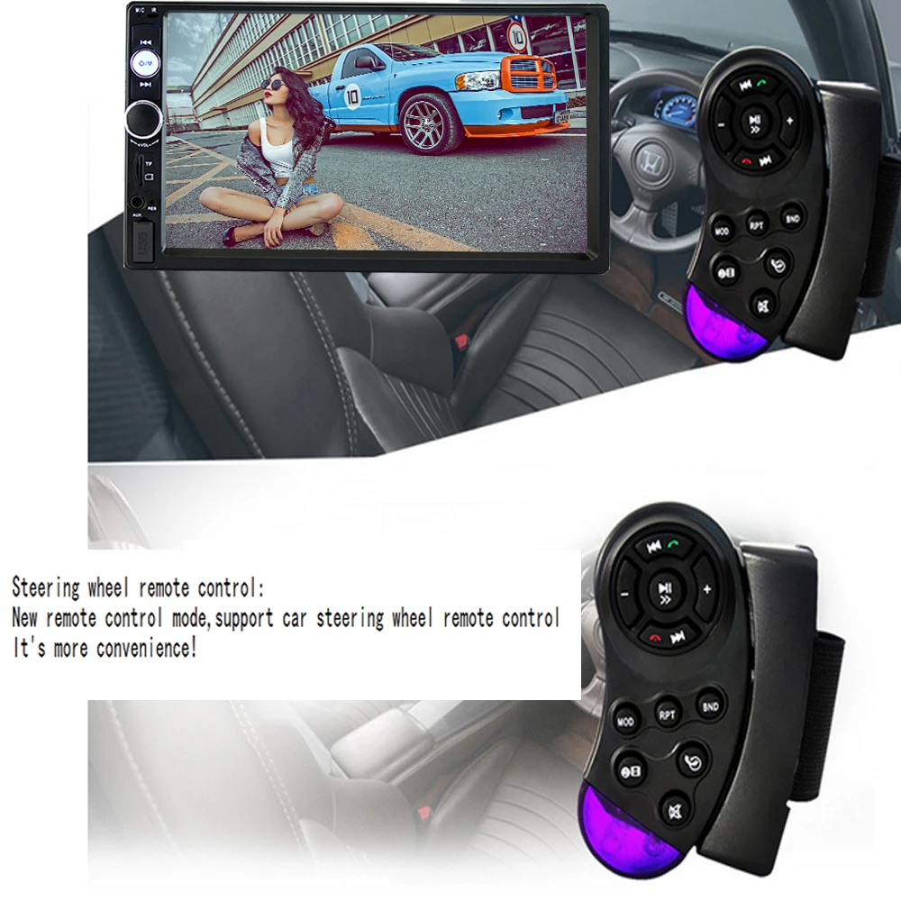 Podofo 2 Din Car Radio 7\ Podofo 2 Din Car Radio 7\