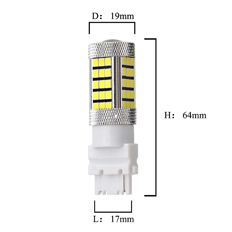 Фото 20 шт. супер яркий белый светодиодный ОД T25 3156 3157 66 SMD 2835 для автомобиля, светодиодная лампа, резервная лампа, стоп-сигнал, источник заднего стоп-сигнасветильник, стояночный сигнал, постоянный ток 12 В №4