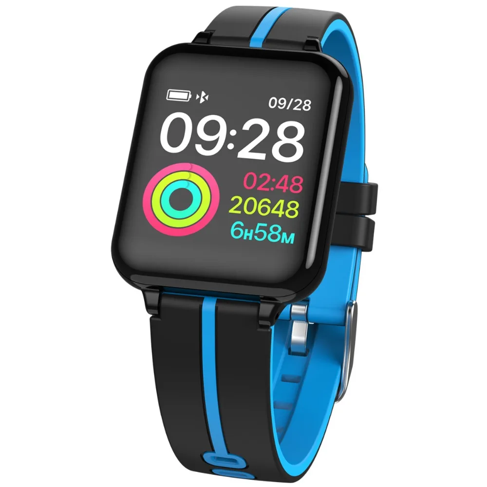 

B57 Women Smart Watch Men Waterproof Smartwatch for Apple IOS Smart Watch 1.3" Screen Blood Pressure Weather Remind Sport Watch