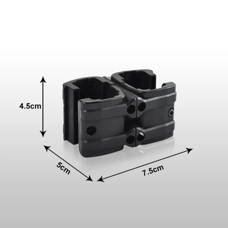 Тактическое Нарезное ружье MP5 G17 журнал Параллельный разъем двойной магнитный зажим держатель с зажимом