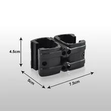 Тактическое Нарезное ружье MP5 G17 журнал Параллельный разъем двойной магнитный зажим держатель с зажимом