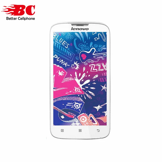 Best Offers Original LENOVO A560 5.0 inch Snapdragon MSM8212 quad core Android 4.3 2MP 512MB RAM 4GB ROM GSM 3G WCDMA dual sim smartphone
