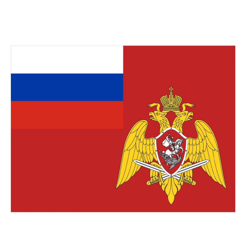 2019 г. высококачественный флаг Национальной гвардии России с эмблемой 90*150 см | Дом
