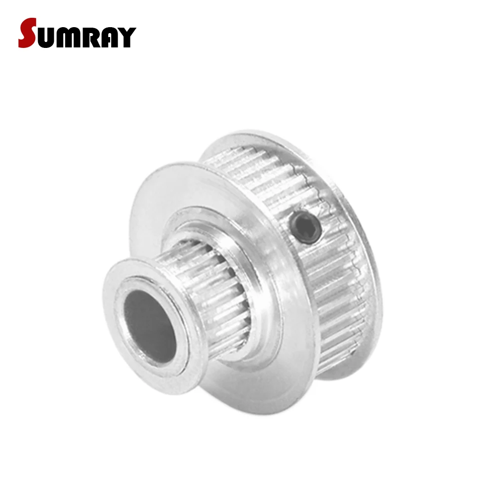 

SUMRAY 2GT 20T 40T Double Head Timing Pulley 6/8mm inner bore 7/11mm width Combined Synchronous Wheel Pulley for Laser Machine