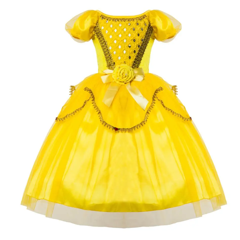 Girls Beauty and the Beast Cosplay Costume (5)