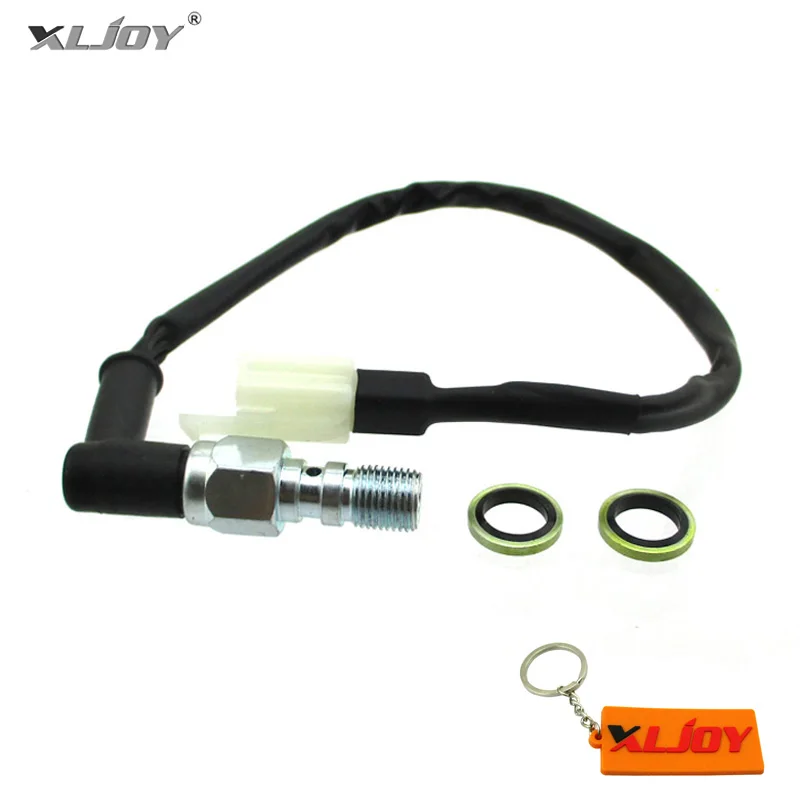 Motorcycle Male Plug Hydraulic Brake Light Switch Banjo Bolt M10x1.0mm