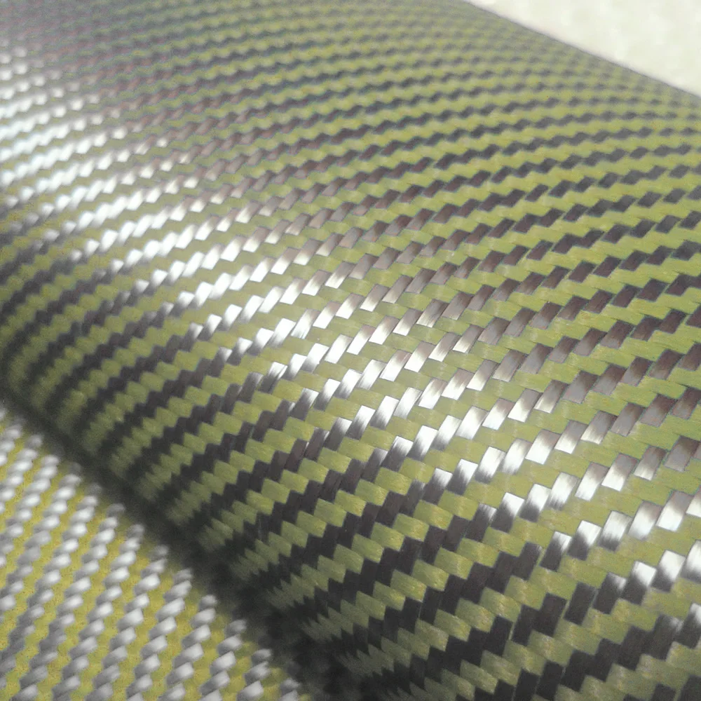 200gsm 1100D Yellow Kevlar & 3K Carbon fiber mixed Fabric 2x2 Twill Carbon  Kevlar cloth Aramid fiber 40 / 100cm width - AliExpress