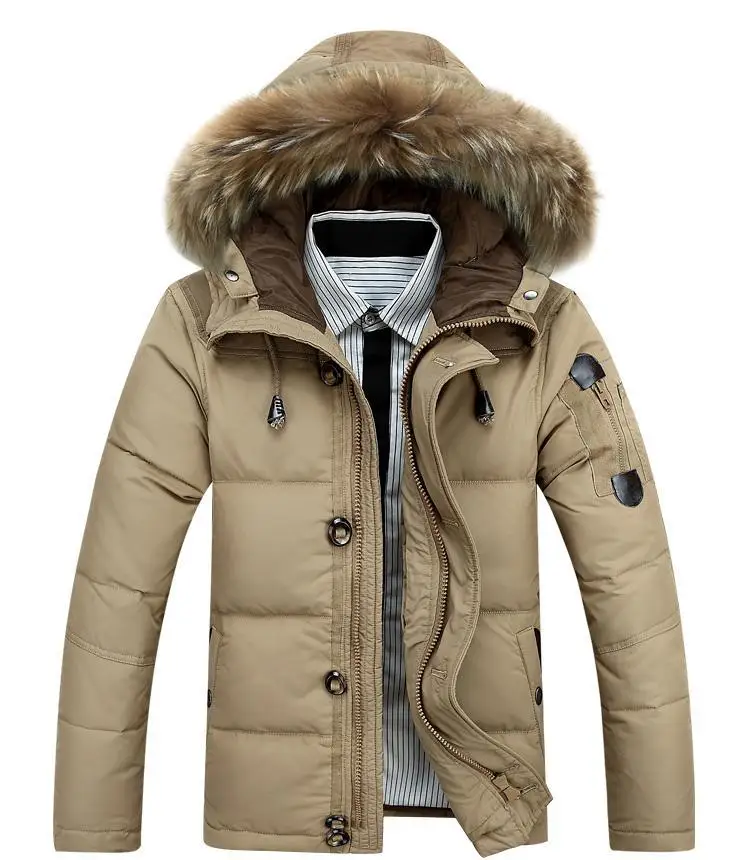 Free Shipping!2017 Winter Keep Warm Coat Casual Men's Down Jacket Men's