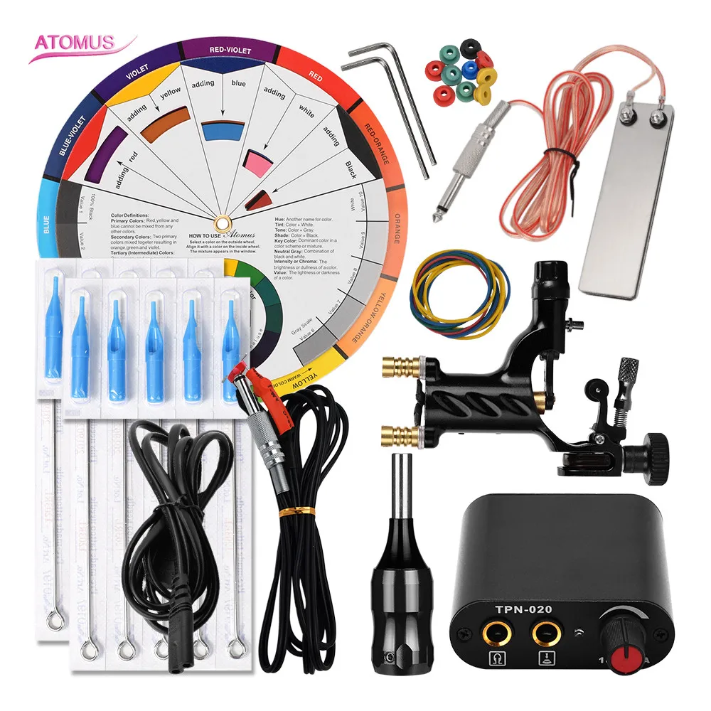 

Rotary Tattoo Machine Kit Machine Set Tatoo Tatuage Bobinas Maquinas Tatu Rotative Equipamento Tattoo Gun Kit Nueva Llega Kits